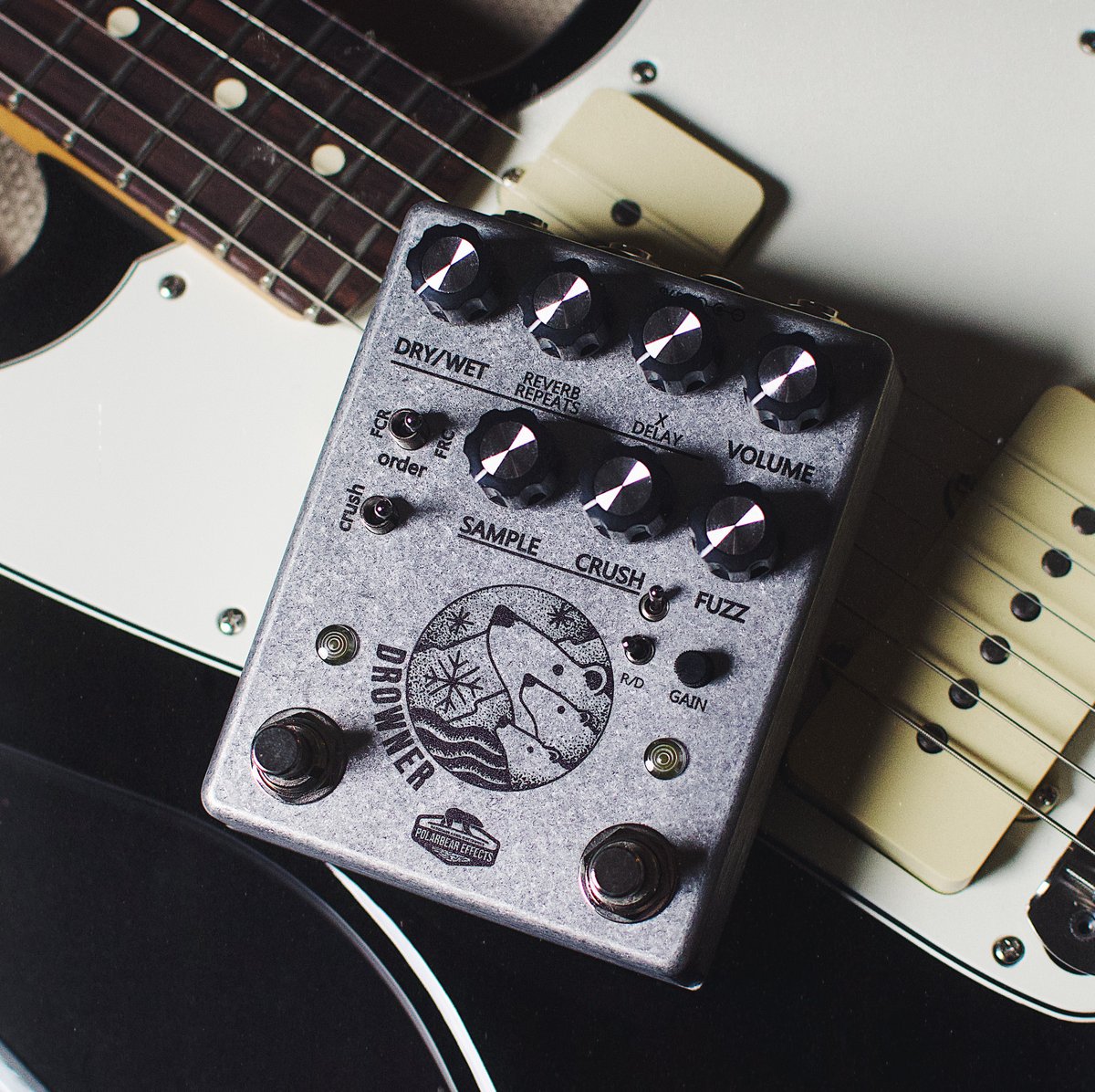Polarbear Effects Drowner Fuzz & Reverb | Little Box Effects